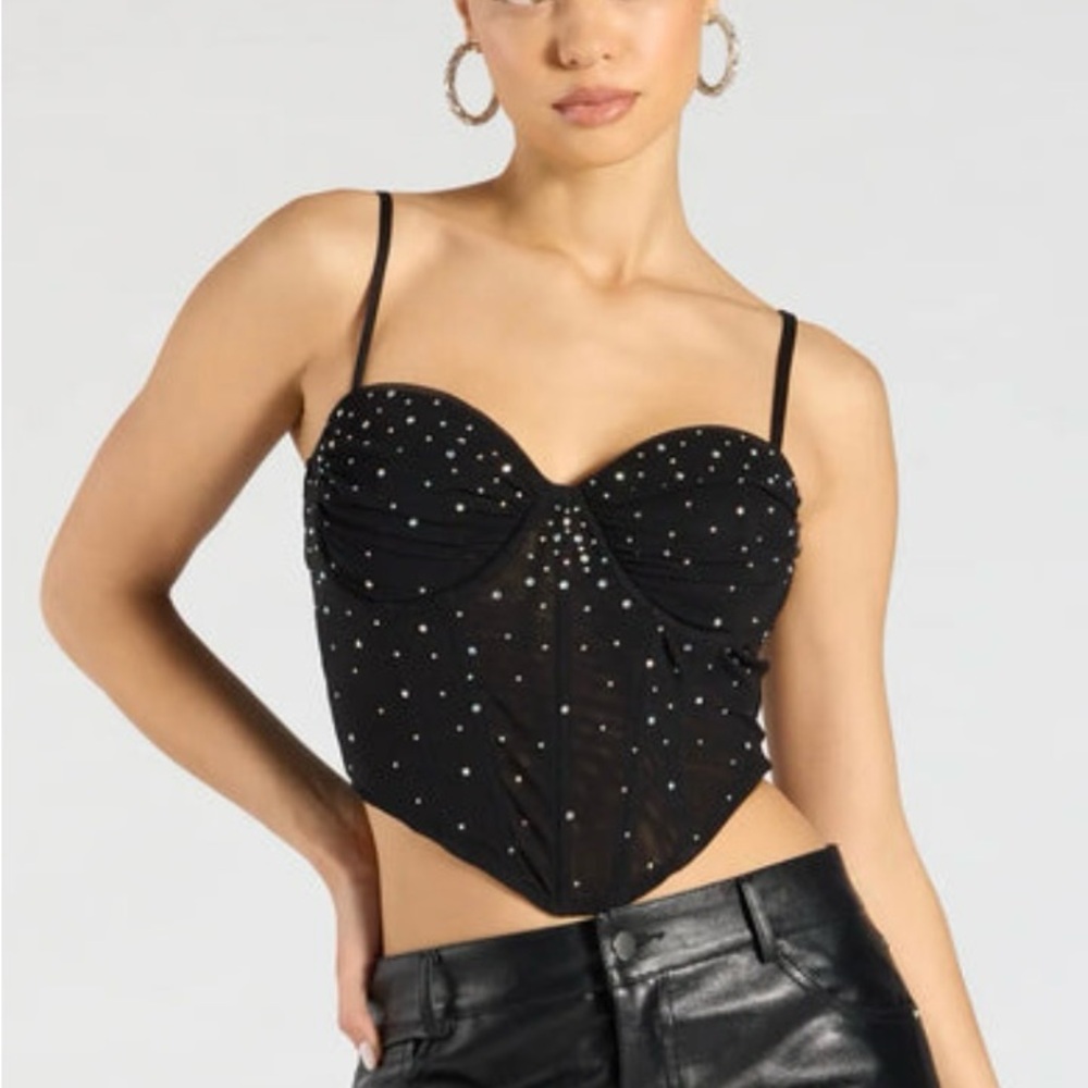 Windsor Heart Shaped Rhinestone Corset Size Small